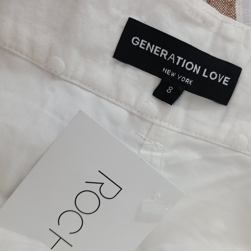 Generation Love Sarine white cotton shorts scalloped broderie size 8 NEW NWT - Picture 7 of 7